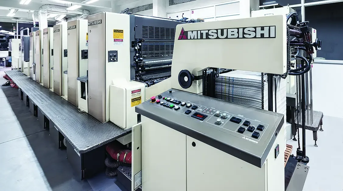 Mitsubishi 6-Colour LX3000 Printing Machine